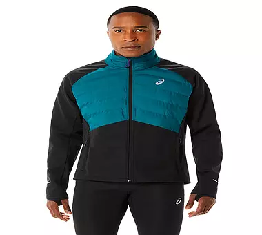 ASICS Herren Laufjacke Winter Run Jacket petrol